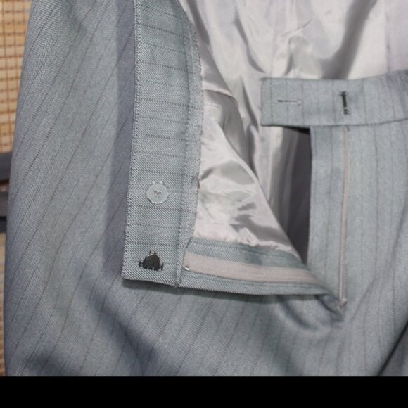 Le Suit Black & White Chevron and Stripe Pattern Separate - Picture 3 of 4